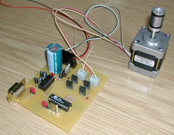 low-cost stepper motor controller